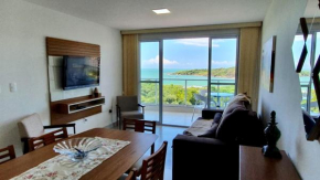 Apto com vista para Mar com Wi-Fi ar split próximo de duas Praias do Morro e a Praia da Cerca